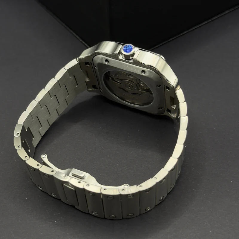 Santeiko Blue - caseback detail | The Golden Mods