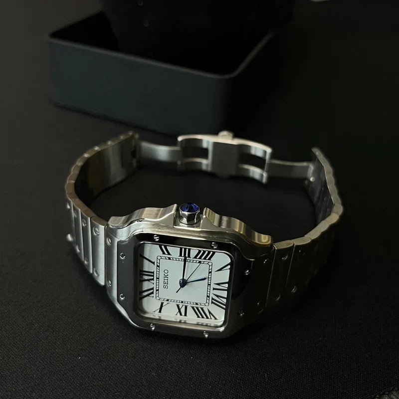 Santeiko White - caseback detail | The Golden Mods