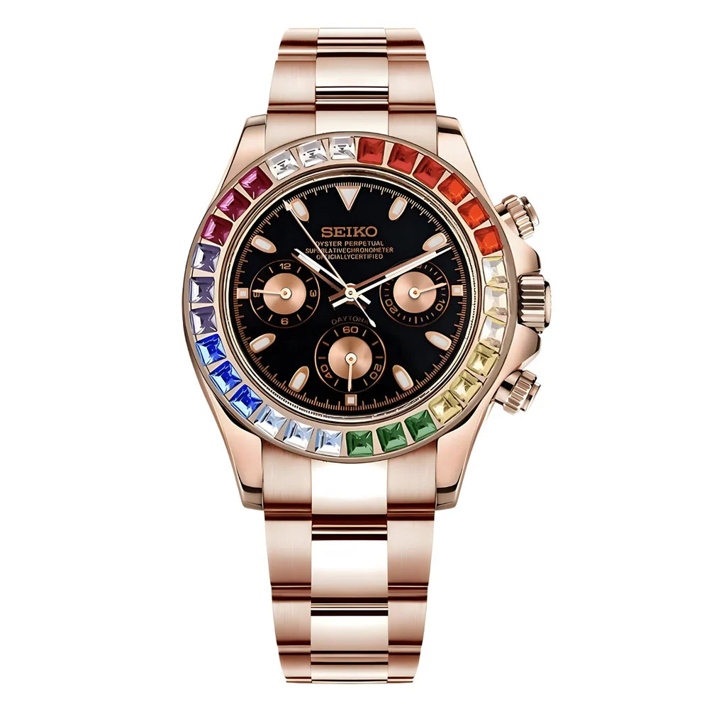 Seitona | Rainbow Rose Gold