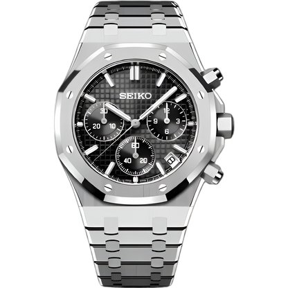 Seikoak | Black Chronograph