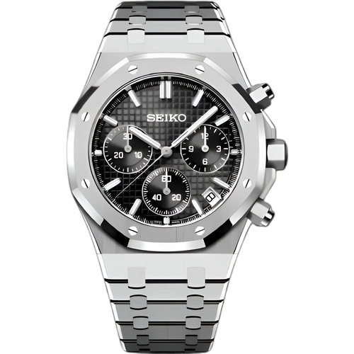 Seikoak | Black Chronograph