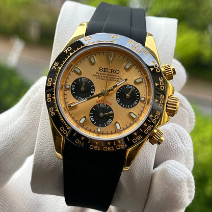 Seitona Pikachu Oysterflex - front dial view | The Golden Mods