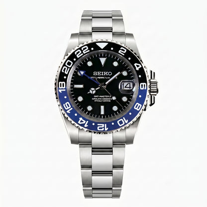 GMTeiko Batman Seiko mod watch wrist shot | The Golden Mods