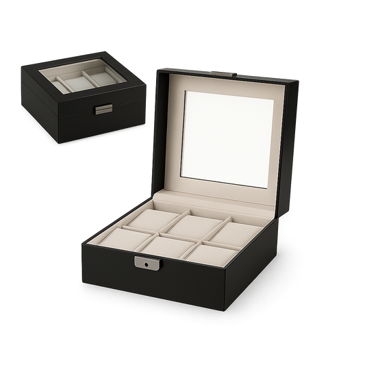 Premium Watch Storage Case - closed view | The Golden Mods