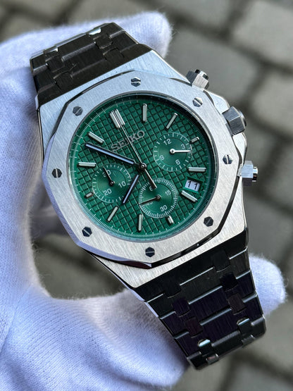 Seikoak | Green Chronograph