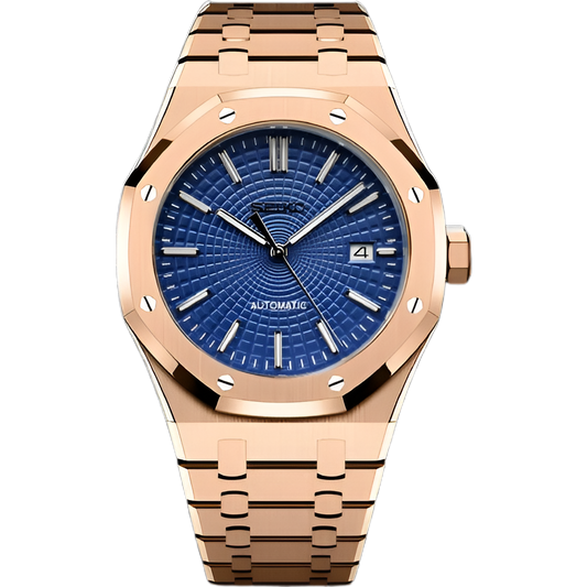 Seikoak | Rose Gold and Navy Blue