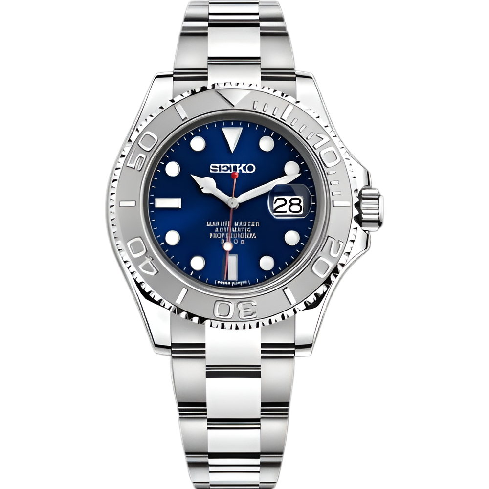 Yachteiko | Silver and Navy Blue