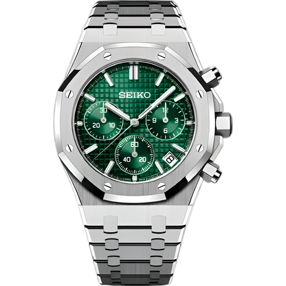 Seikoak | Green Chronograph