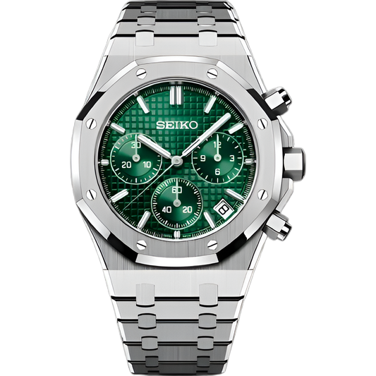 Seikoak | Green Chronograph