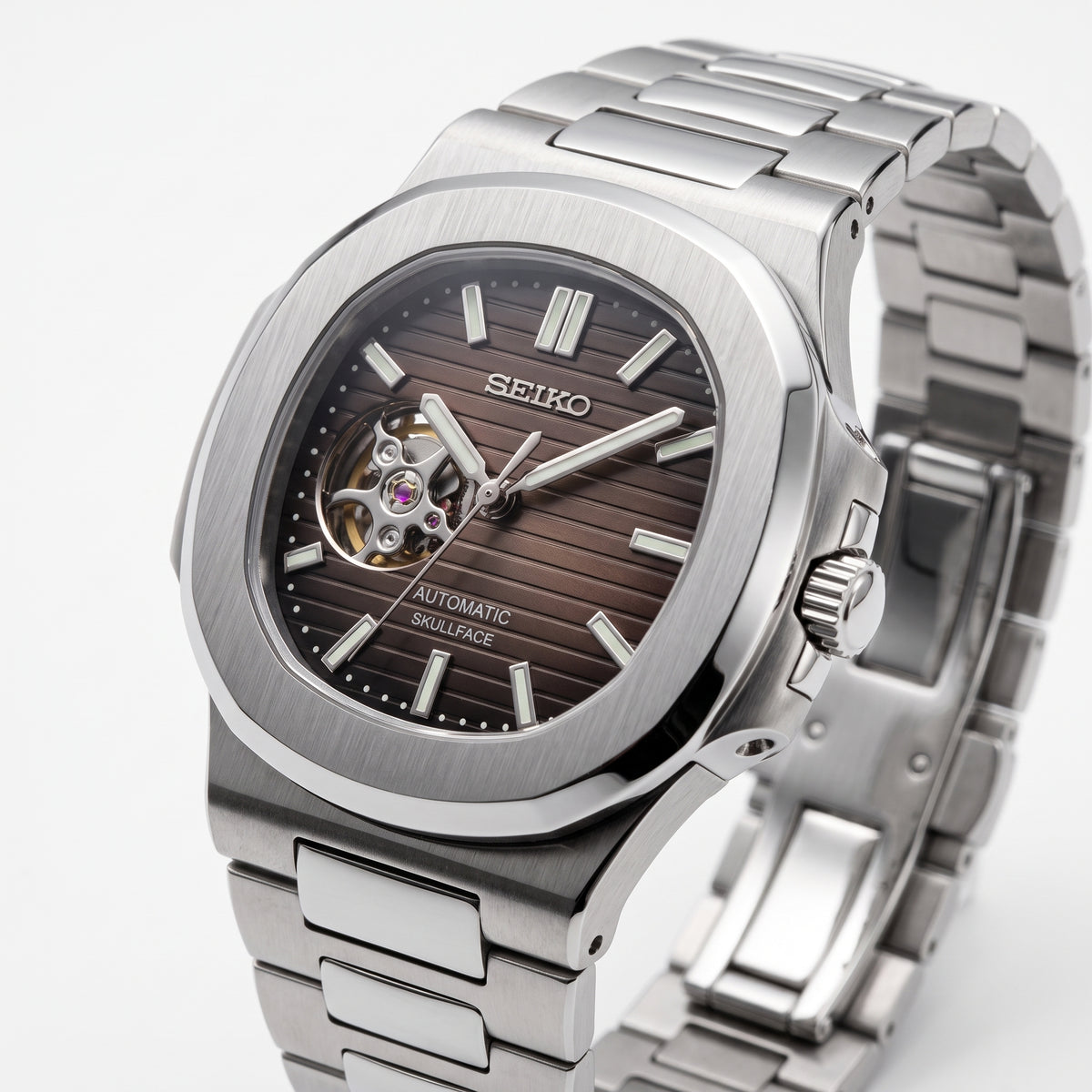 Nautiko | Silver Chocolate Open Heart