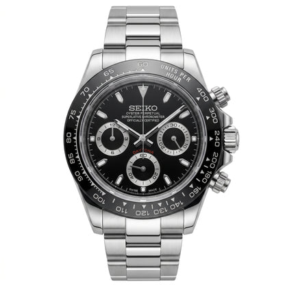 Seitona Le Mans Seiko mod watch front view | The Golden Mods