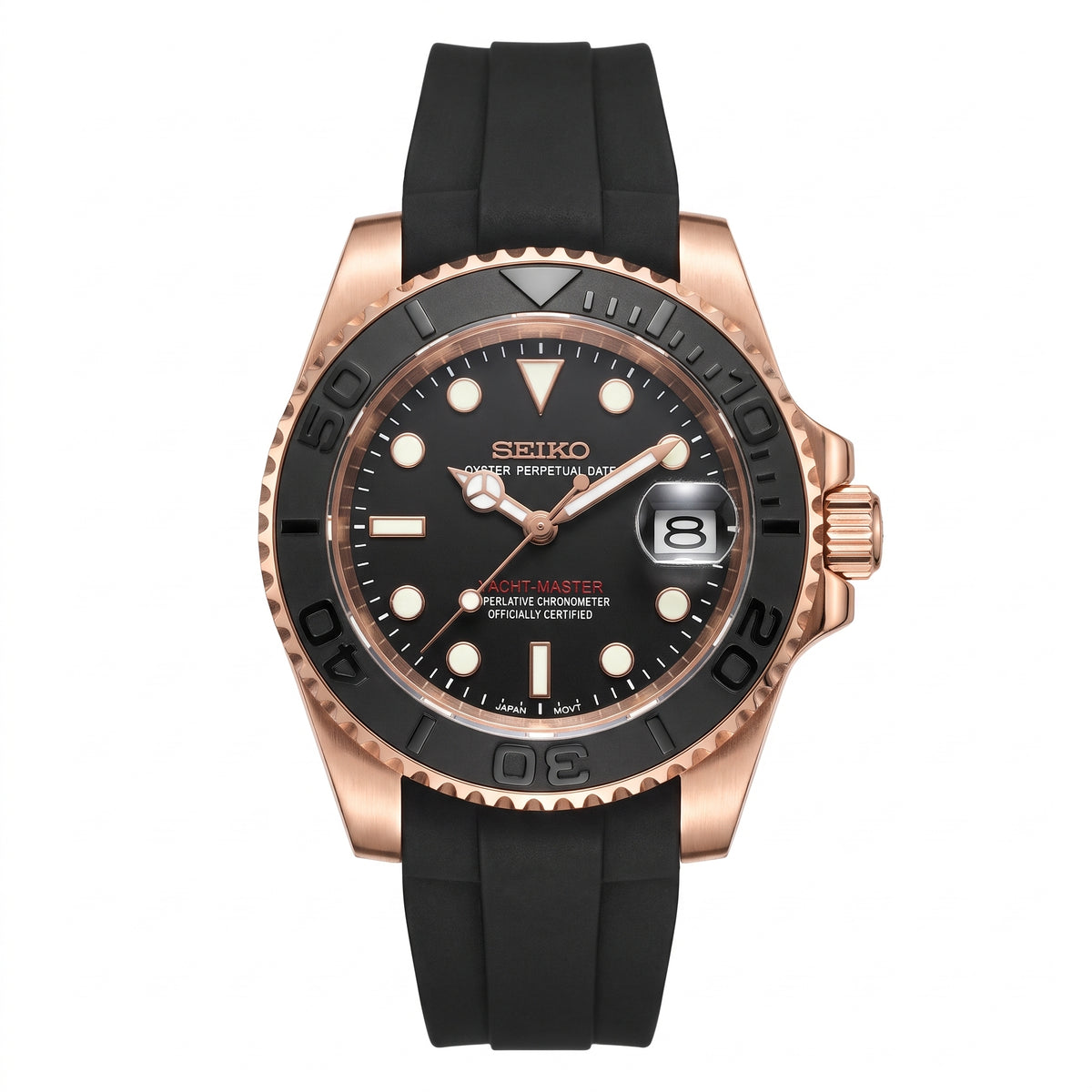 Yachteiko | Black Rose Gold Oysterfex