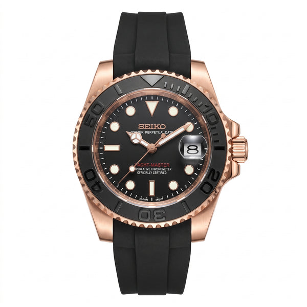Yachteiko | Black Rose Gold Oysterfex