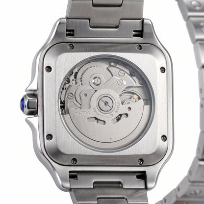 Santeiko Skeleton Seiko mod watch – exhibition case back