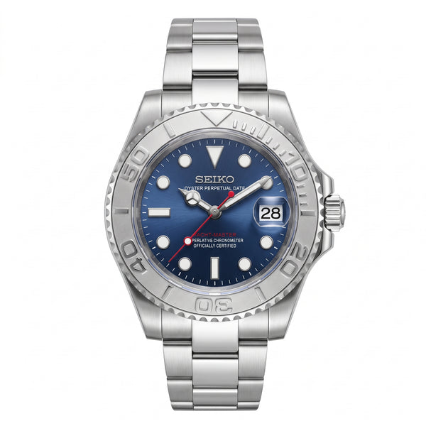 Yachteiko | Silver and Navy Blue