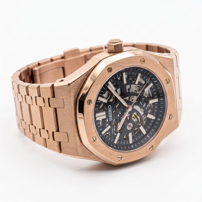 Seikoak | Skeleton Rose Gold