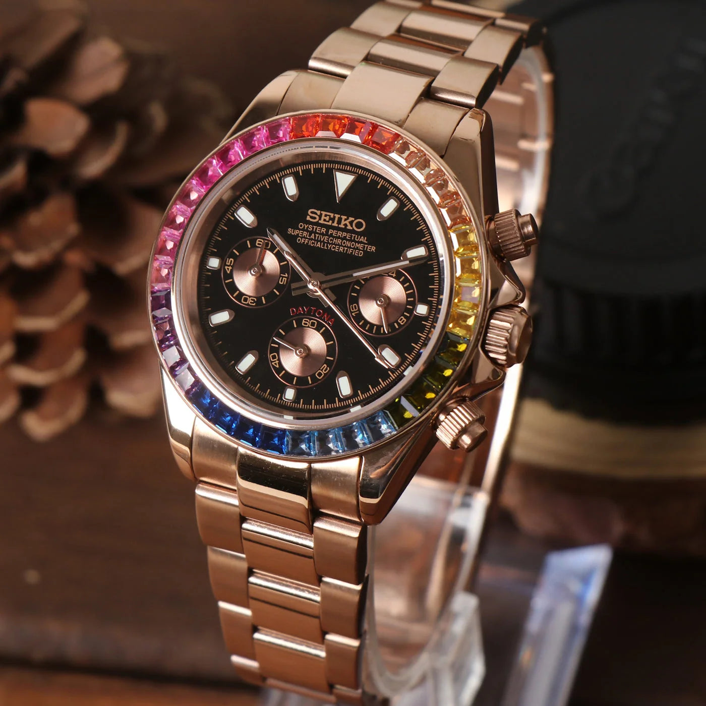 Seitona | Rainbow Rose Gold