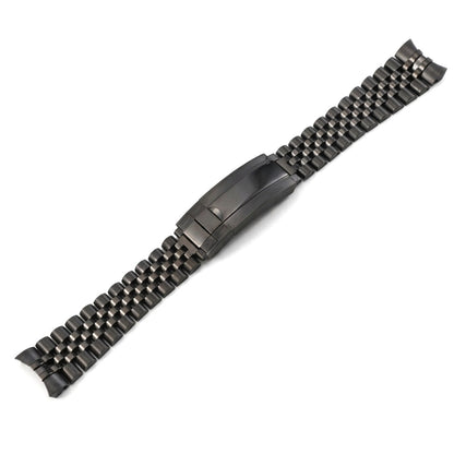 Jubilee watch bracelet in matte black PVD | The Golden Mods