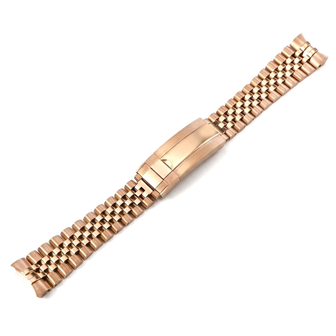Jubilee watch bracelet in rose gold | The Golden Mods