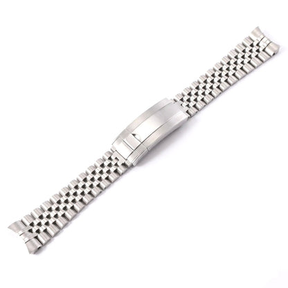 Jubilee watch bracelet in brushed stainless steel | The Golden Mods