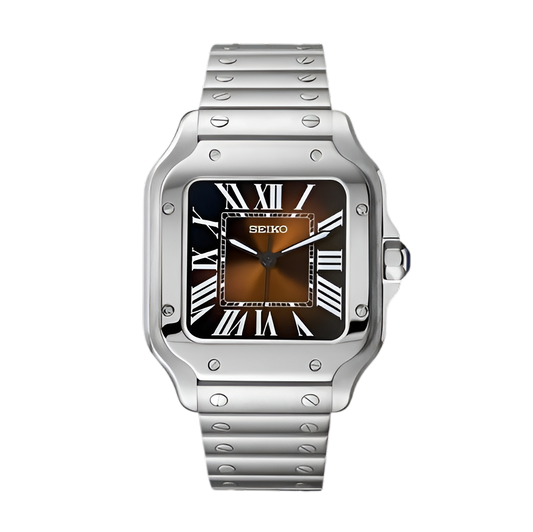 Santeiko Brown - front dial view | The Golden Mods