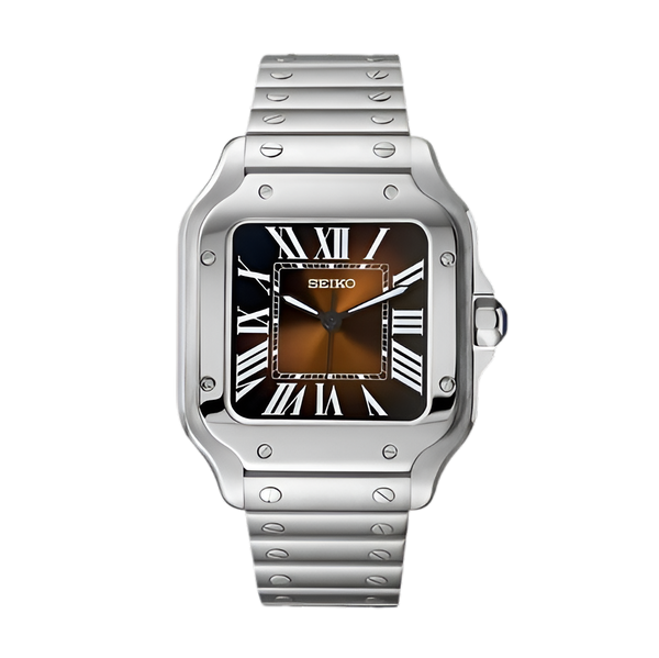 Santeiko Brown - front dial view | The Golden Mods