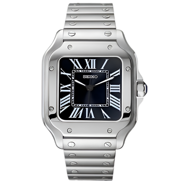 Santeiko Black - front dial view | The Golden Mods