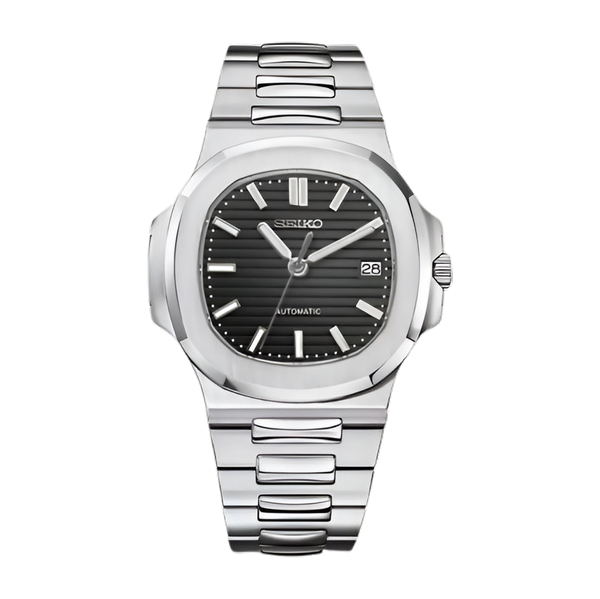 Nautiko Black - front dial view | The Golden Mods