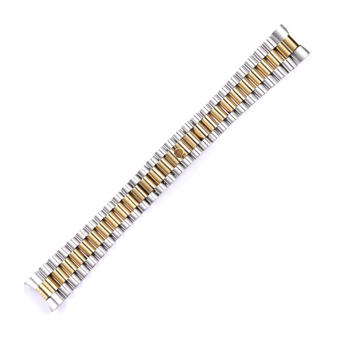 President watch bracelet in two-tone steel and yellow gold | The Golden Mods