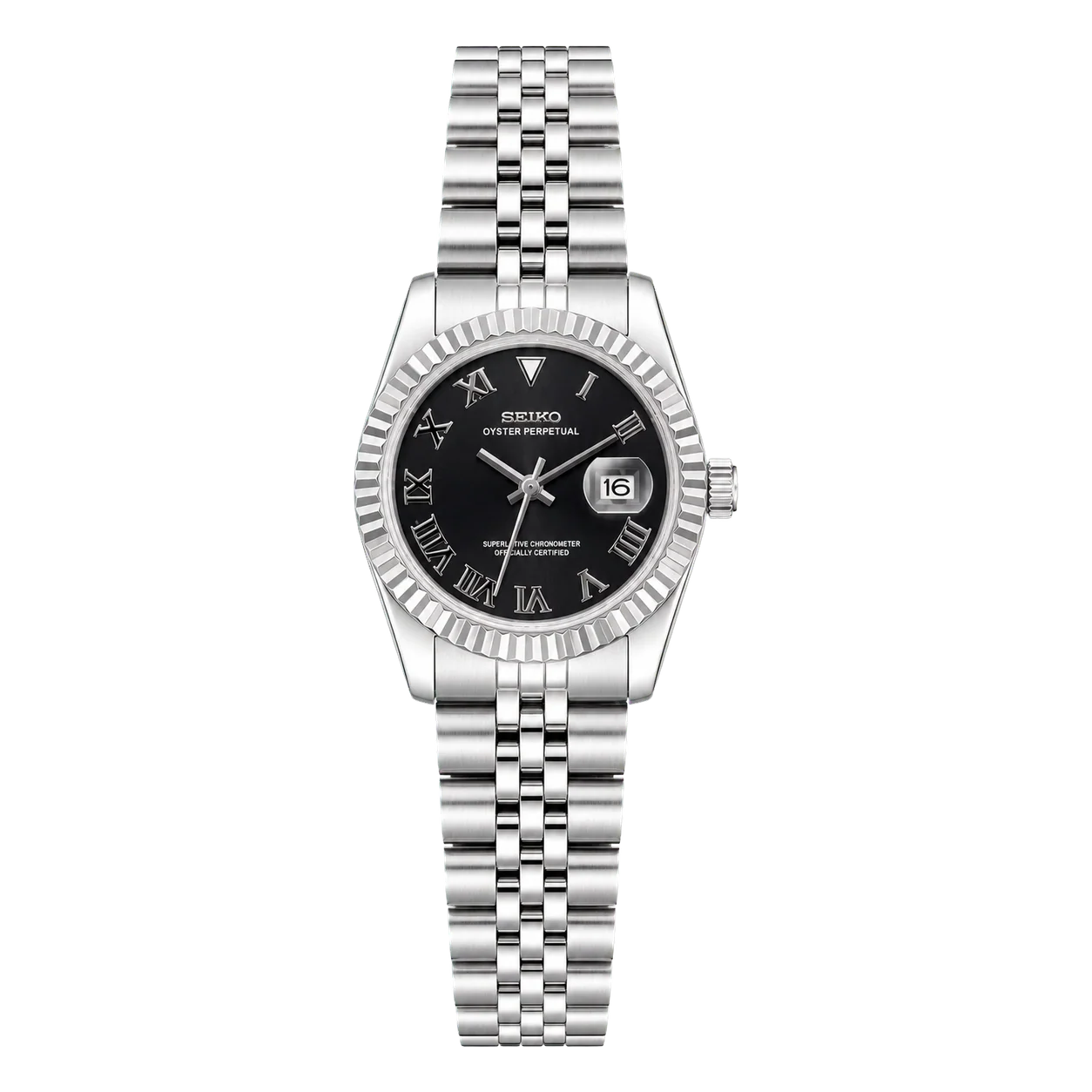 Ladyjust | Black Roman Dial