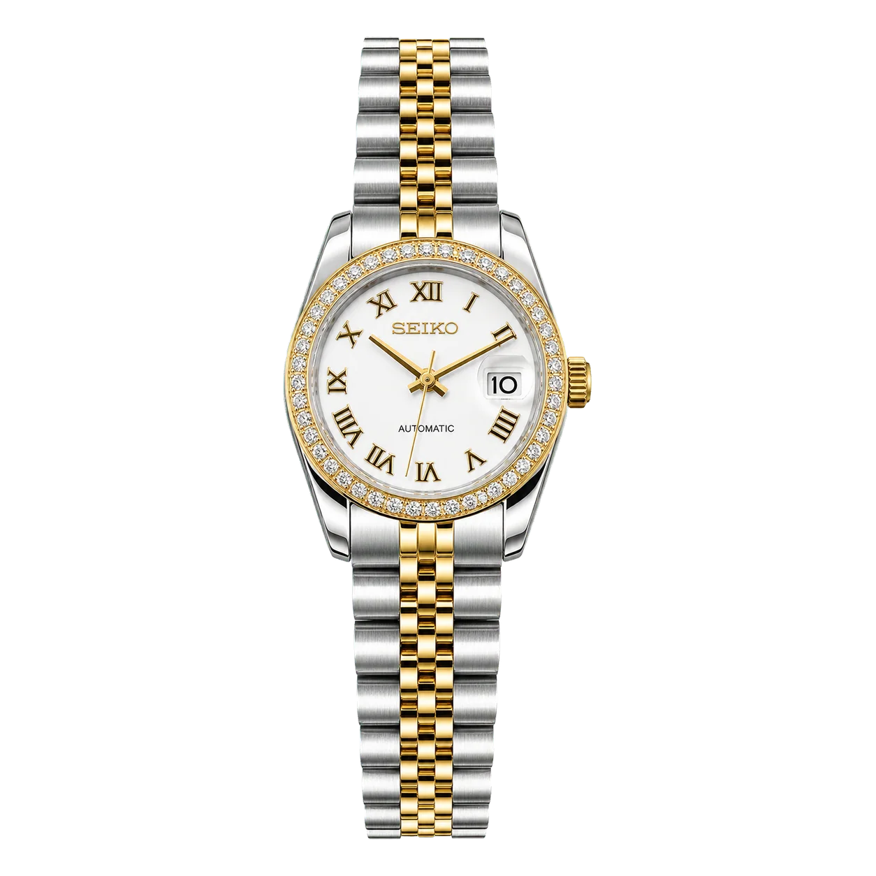Ladyjust | Two-Tone White Roman Diamond
