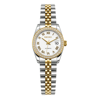 Ladyjust | Two-Tone White Roman Diamond