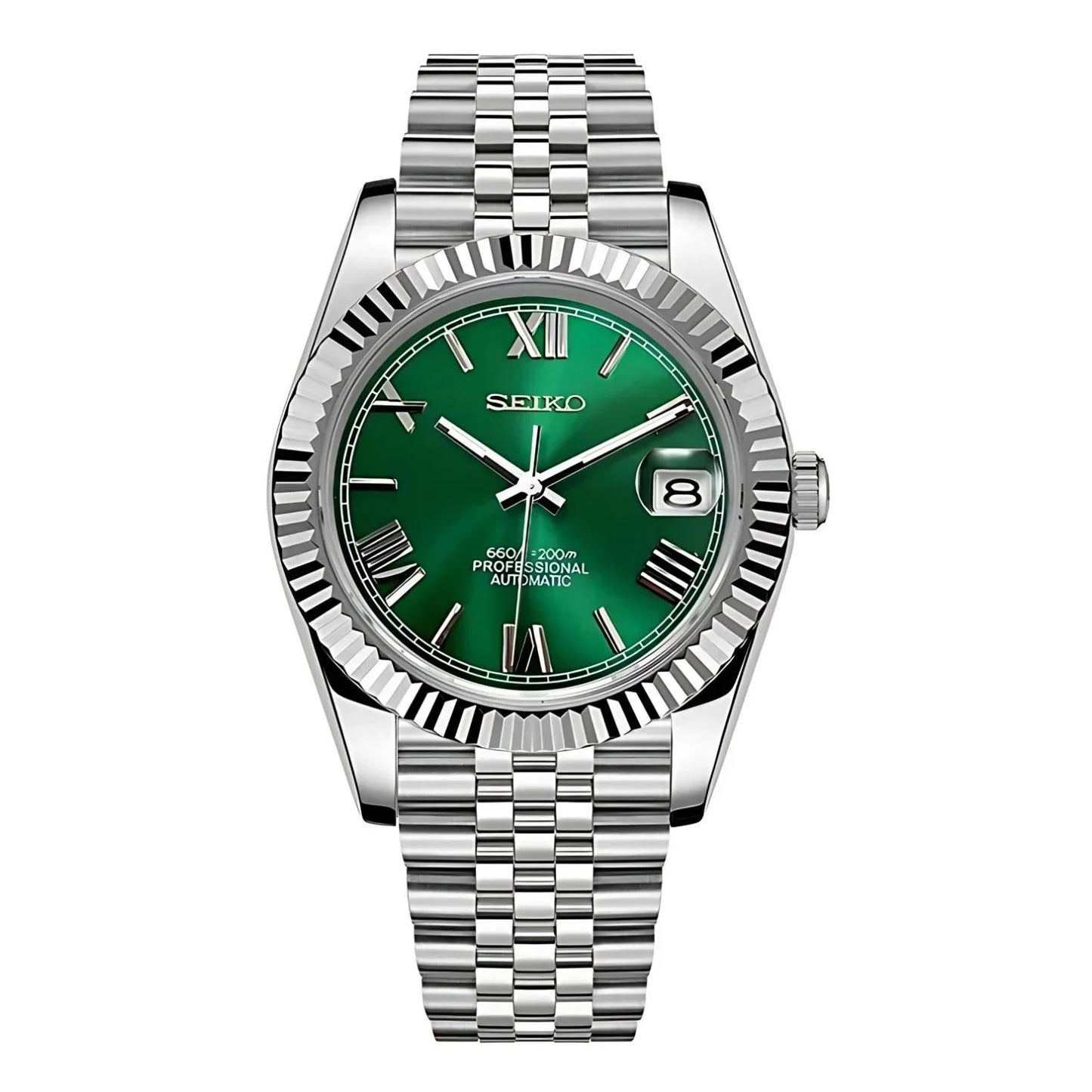 Seikojust | Roman Green Dial