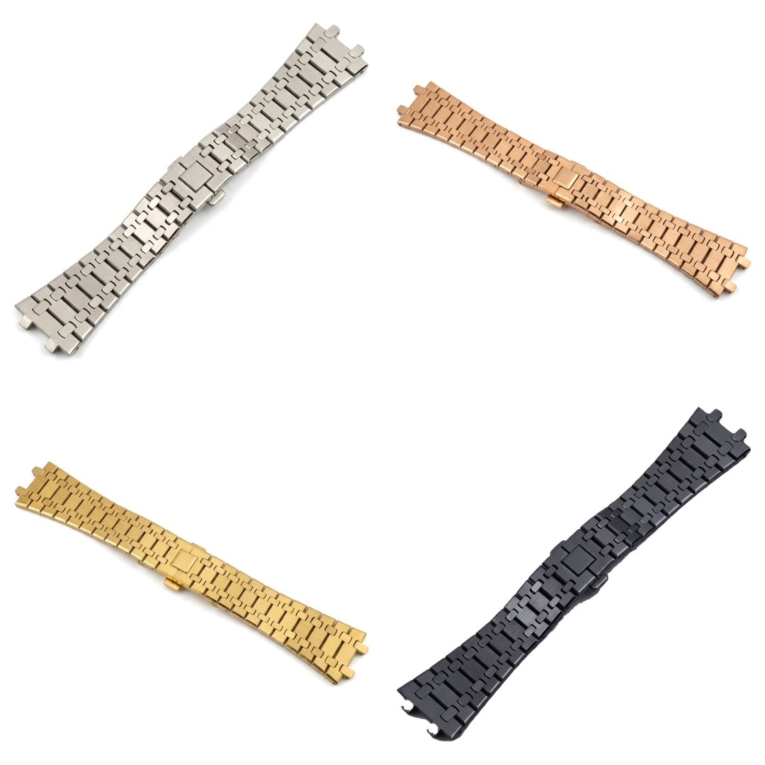 Seikoak Royal Oak-style integrated watch bracelet, all finishes together | The Golden Mods