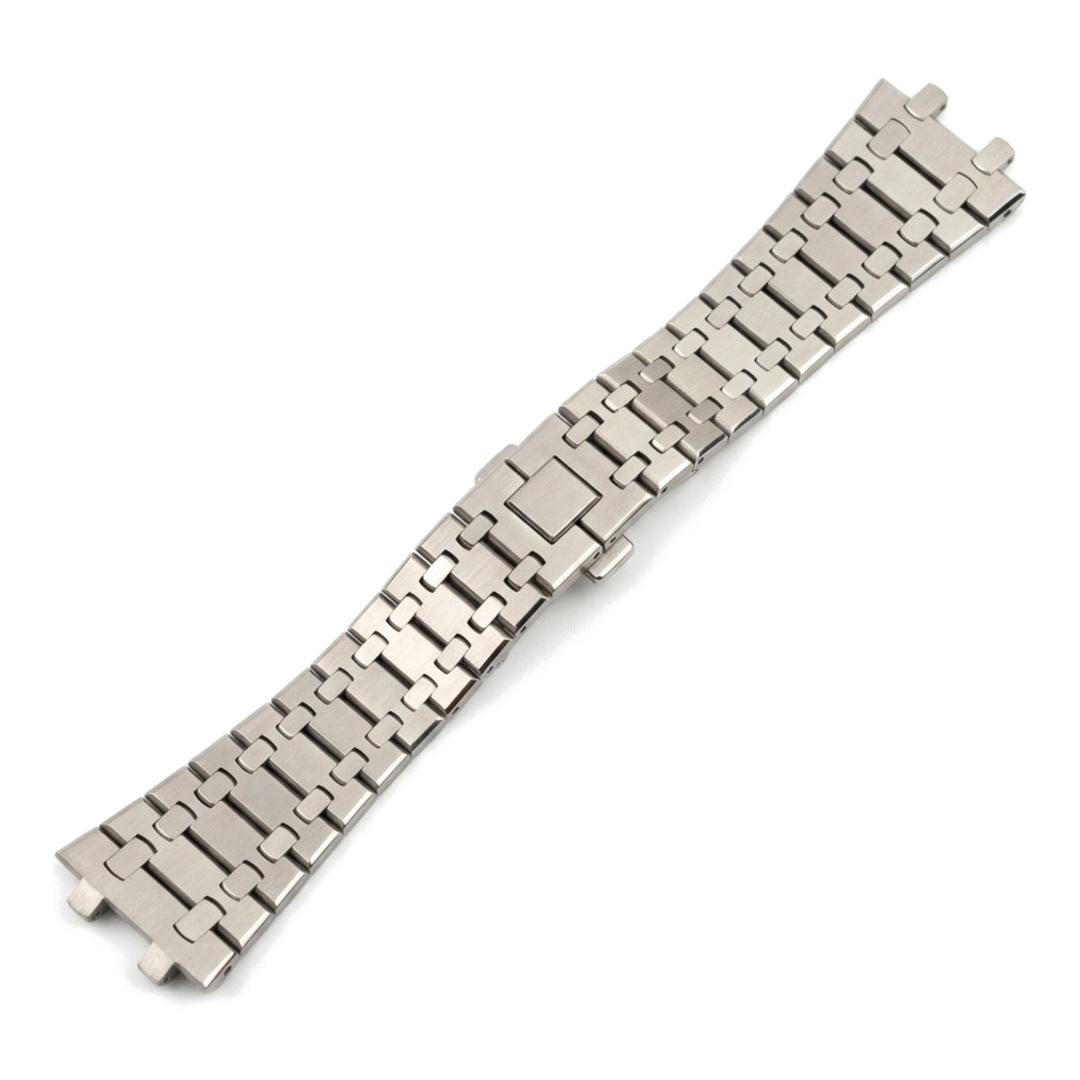 Seikoak Royal Oak-style integrated watch bracelet in brushed stainless steel | The Golden Mods