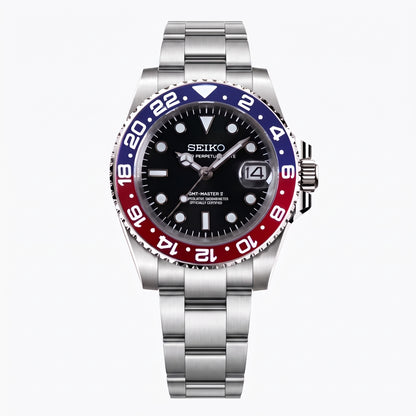 Seikomariner Pepsi Seiko mod watch – Oyster bracelet